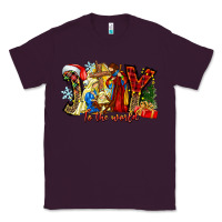 Plum Joy To The World Classic Tee - CowhideDigitalArt