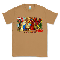 Toasted Coconut Joy To The World Classic Tee - CowhideDigitalArt