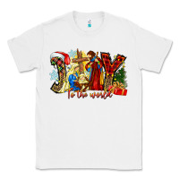 White Joy To The World Classic Tee - CowhideDigitalArt