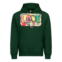 Forest Green Love Nursing leopard Urban Hoodie - CowGirlArtShop