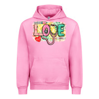 Fuchsia Pink Love Nursing leopard Urban Hoodie - CowGirlArtShop