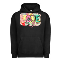 Pigment Black Love Nursing leopard Urban Hoodie - CowGirlArtShop