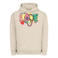 Pigment French Oak Love Nursing leopard Urban Hoodie - CowGirlArtShop