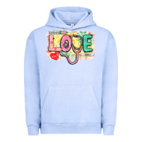 Pigment Grape Ice Love Nursing leopard Urban Hoodie - CowGirlArtShop