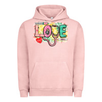 Pigment Salmon Love Nursing leopard Urban Hoodie - CowGirlArtShop