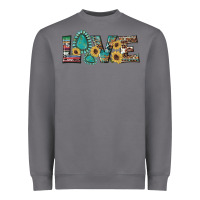 Storm western gemstone sunflowers serape leopard turquoise love Heavyweight Sweatshirt - Artiststas
