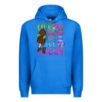 True Royal Life is better with ice cream Premium Hoodie - NancyCooperArtShop