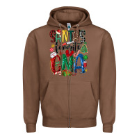 Chestnut santas favorite cma nurse Zipper Hoodie - MaliasSmallBusiness