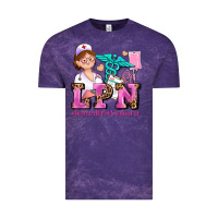 Cloud Purple lpn licensed practical nurse Vintage Tee - AdoDesignShop