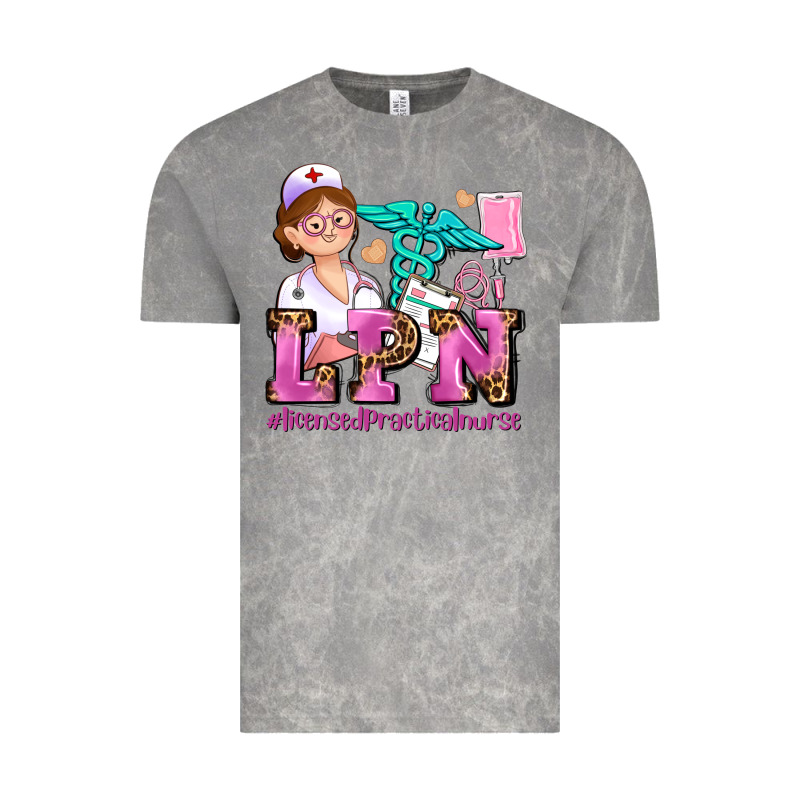 Lpn Licensed Practical Nurse Vintage Tee by AdoDesignShop | Teevron