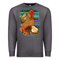 Charcoal Heather Chicken with Chick Premium Sweatshirt - Bettercallsaul