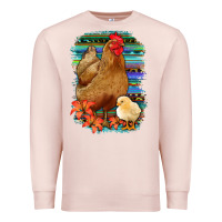 Pale Pink Chicken with Chick Premium Sweatshirt - Bettercallsaul
