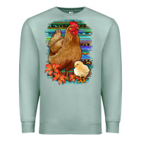 Seafoam Chicken with Chick Premium Sweatshirt - Bettercallsaul