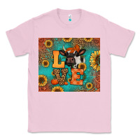 Bubblegum Pink love autumn cow Classic Tee - Jasminsmagicworld