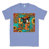 Colony Blue love autumn cow Classic Tee - Jasminsmagicworld