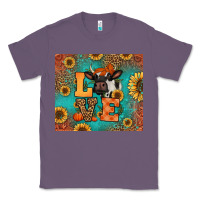 Lavender love autumn cow Classic Tee - Jasminsmagicworld