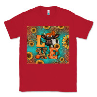 Red love autumn cow Classic Tee - Jasminsmagicworld