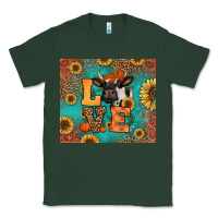 Sports Green love autumn cow Classic Tee - Jasminsmagicworld