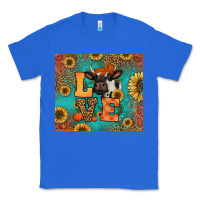 True Royal love autumn cow Classic Tee - Jasminsmagicworld