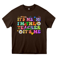Chocolate Brown its me hi im the teacher its me Heavy Core Tee - texasbilliewilder