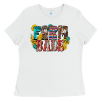 White farm babe Ladies Tee - Zillion Design Studio