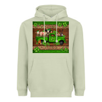 Matcha st Patricks farm animals truck Heavyweight Hoodie - Jasminsmagicworld
