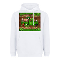 White st Patricks farm animals truck Heavyweight Hoodie - Jasminsmagicworld