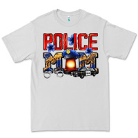 Dove Grey police mom Premium Tee - Zillion Design Studio