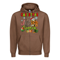 Chestnut christmas season Zipper Hoodie - MaliasSmallBusiness