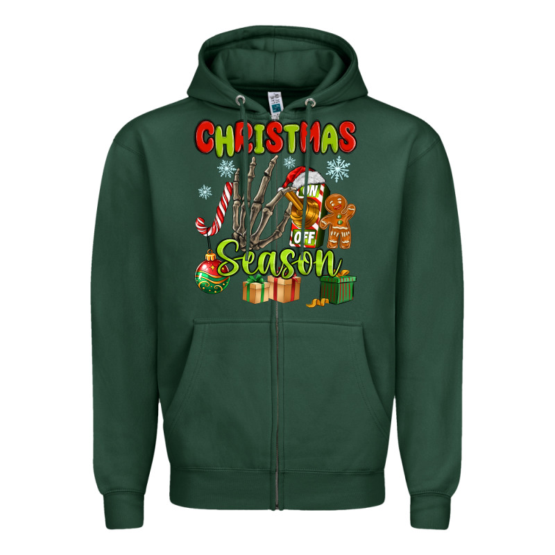 Christmas Season Zipper Hoodie by MaliasSmallBusiness | Teevron