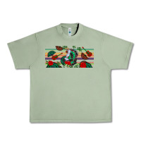 Oil Green flamenco dancer libbey glass Urban Heavy Tee - BundleAndBundleShop