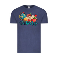 Vintage Denim teacher life Vintage Tee - AdoDesignShop