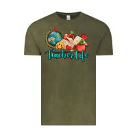 Vintage Olive teacher life Vintage Tee - AdoDesignShop