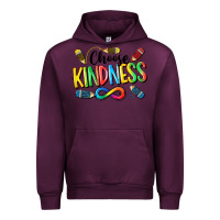 Mauve Wine Chose Kindness Autism Urban Hoodie - CowGirlArtShop