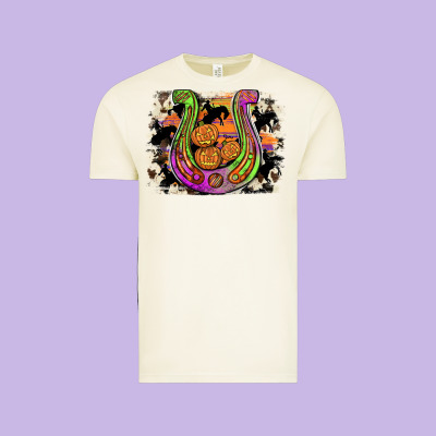 Halloween Horseshoe Vintage Tee Designed By Jahusdesignshop