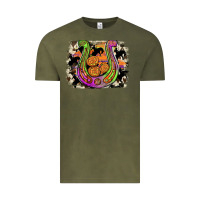 Vintage Olive halloween horseshoe Vintage Tee - JahusDesignShop