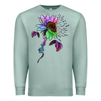 Seafoam Be Kind Autism Awareness Premium Sweatshirt - Bettercallsaul