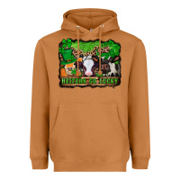 Meerkat st patricks cows heifers go lucky Heavyweight Hoodie - Jasminsmagicworld