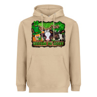 Mushroom st patricks cows heifers go lucky Heavyweight Hoodie - Jasminsmagicworld
