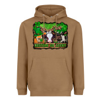 Toasted Coconut st patricks cows heifers go lucky Heavyweight Hoodie - Jasminsmagicworld