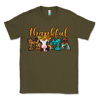 Army Green thankful mama baby calf Classic Tee - Jasminsmagicworld