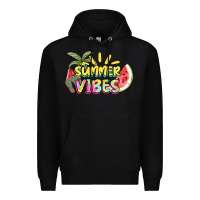 Black summer vibes Premium Hoodie - NancyCooperArtShop