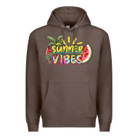 Coffee summer vibes Premium Hoodie - NancyCooperArtShop