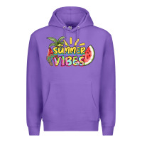 Purple summer vibes Premium Hoodie - NancyCooperArtShop