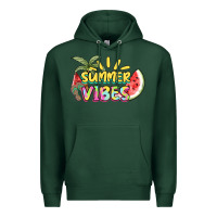 Sports Green summer vibes Premium Hoodie - NancyCooperArtShop