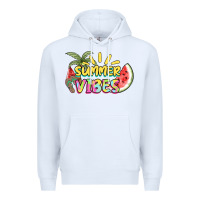 White summer vibes Premium Hoodie - NancyCooperArtShop