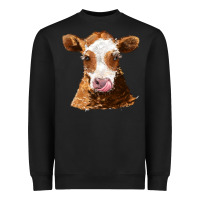 Black guernsey cow Heavyweight Sweatshirt - AdoDesignShop