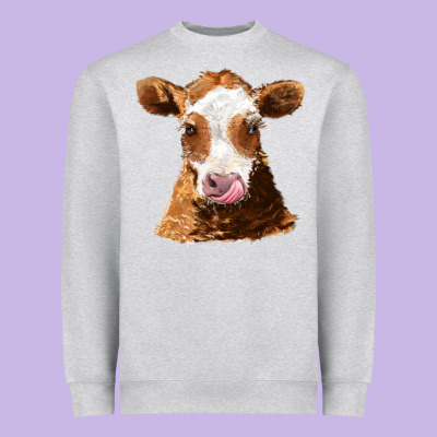 Guernsey Cow Heavyweight Sweatshirt Designed By Adodesignshop