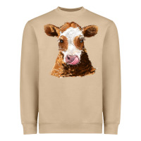 Mushroom guernsey cow Heavyweight Sweatshirt - AdoDesignShop