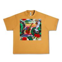 Peanut Butter flamenco dancer seamless pattern Urban Heavy Tee - BundleAndBundleShop